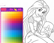 Amazing princess coloring book