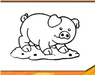 sznez kifest - Cartoon coloring for kids animals