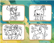 sznez kifest - Horse coloring book 2
