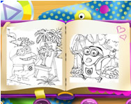sznez kifest - Minions coloring book