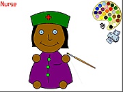 sznez kifest - Nurse coloring