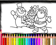 sznez kifest - Santa Claus coloring