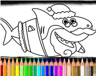 sznez kifest - Shark coloring book HTML5