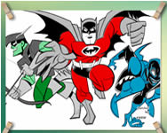 Batman and Robin coloring game játék