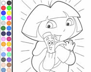 Dora online színezõ 1 online játék
