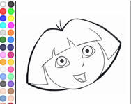 Dora online színezõ 3 játék