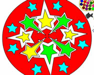 Mandala Stars online színezõk online játékok