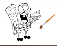 sznez kifest - Spongebob coloring