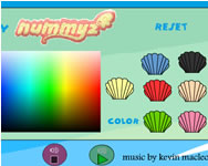 Summer Mermaid coloring színezõ kifestõ játékok ingyen