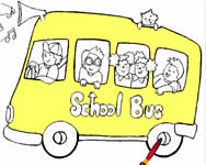 Tiny school bus játék